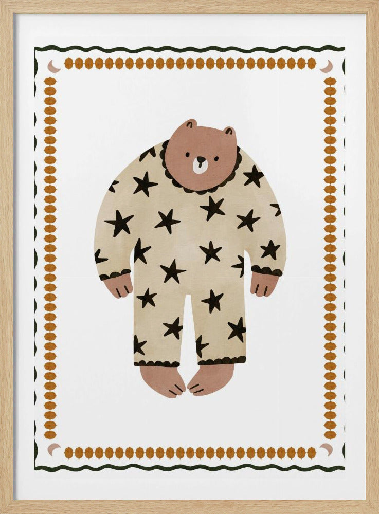 Starry Pajama Bear | Poster
