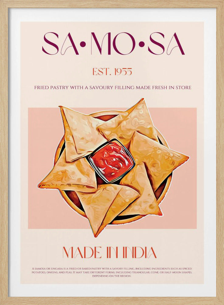 Indian Fried Samosas | Poster