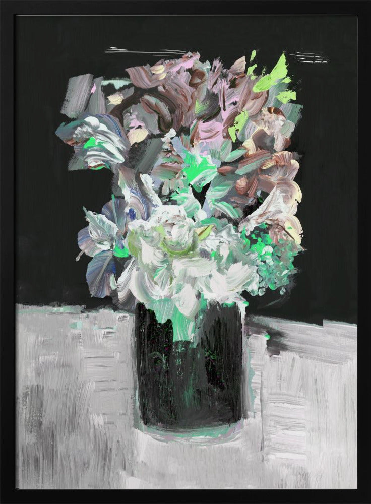 Colorful Flower with Vase | Poster