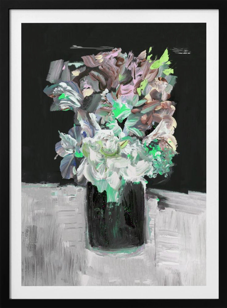 Colorful Flower with Vase | Poster