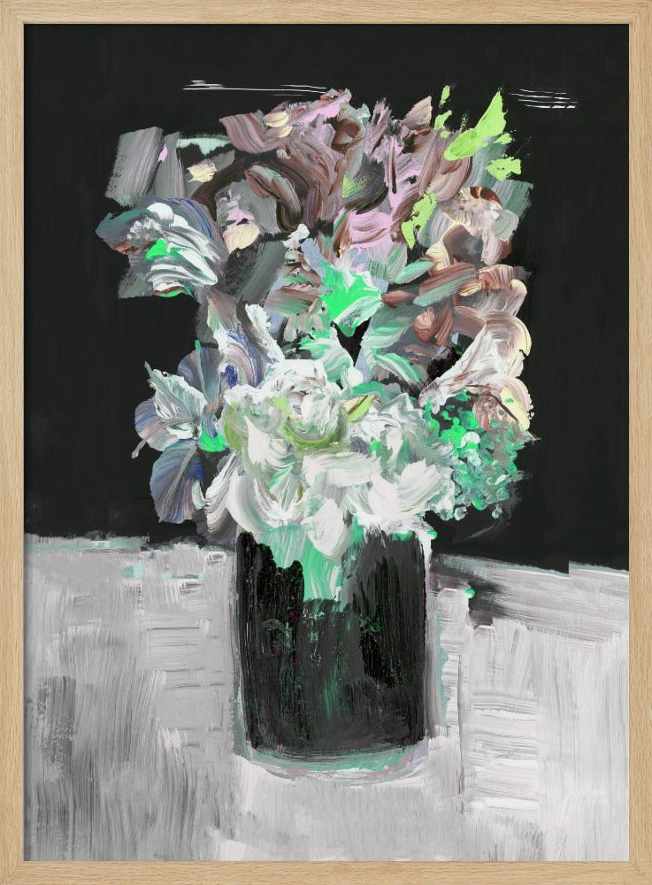 Colorful Flower with Vase | Poster