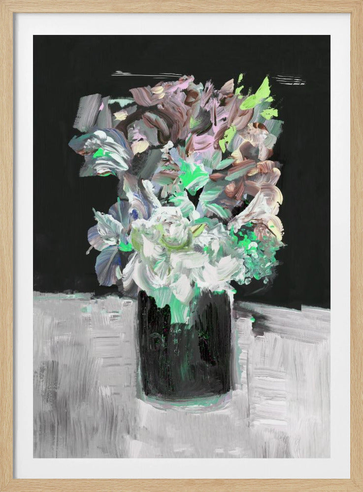 Colorful Flower with Vase | Poster