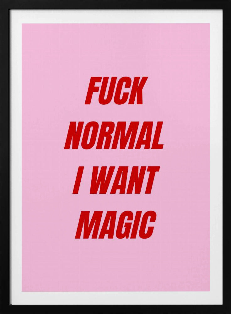 Bold Red Typography | Poster