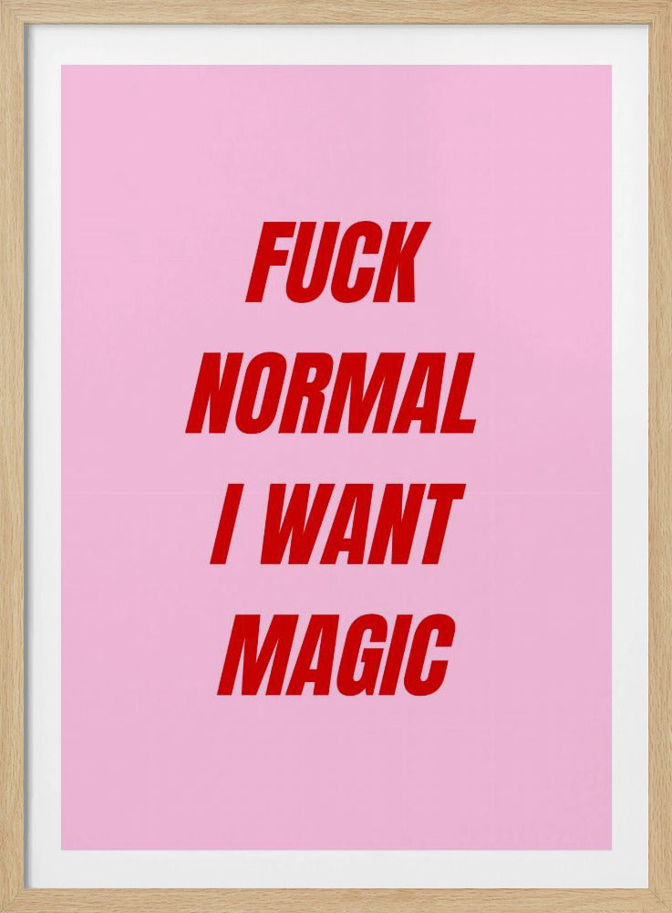 Bold Red Typography | Poster