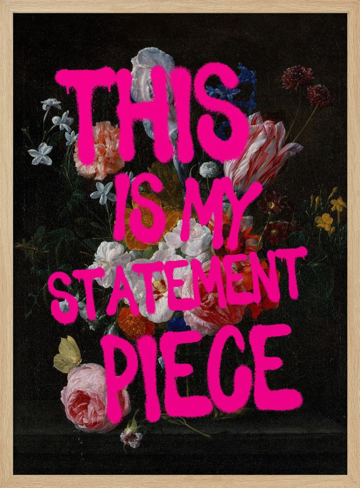 Bold Floral Statement | Poster