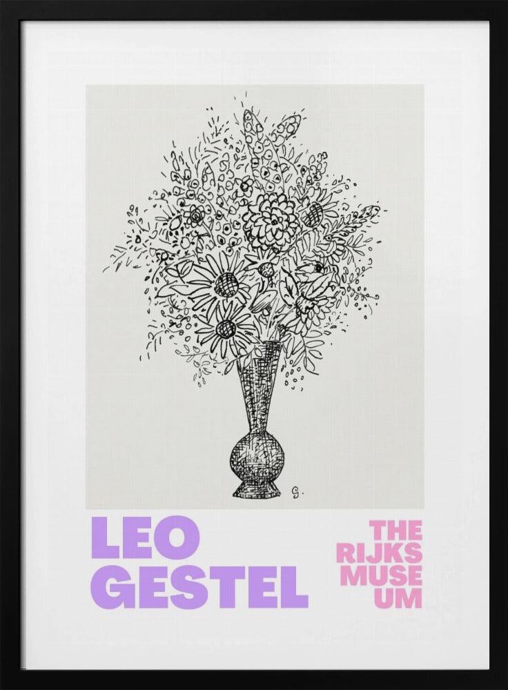 Elegant Flowers in a Vase | Poster