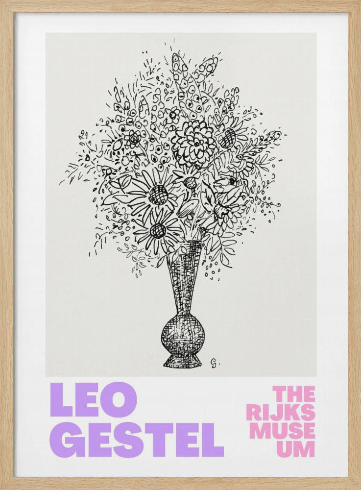 Elegant Flowers in a Vase | Poster