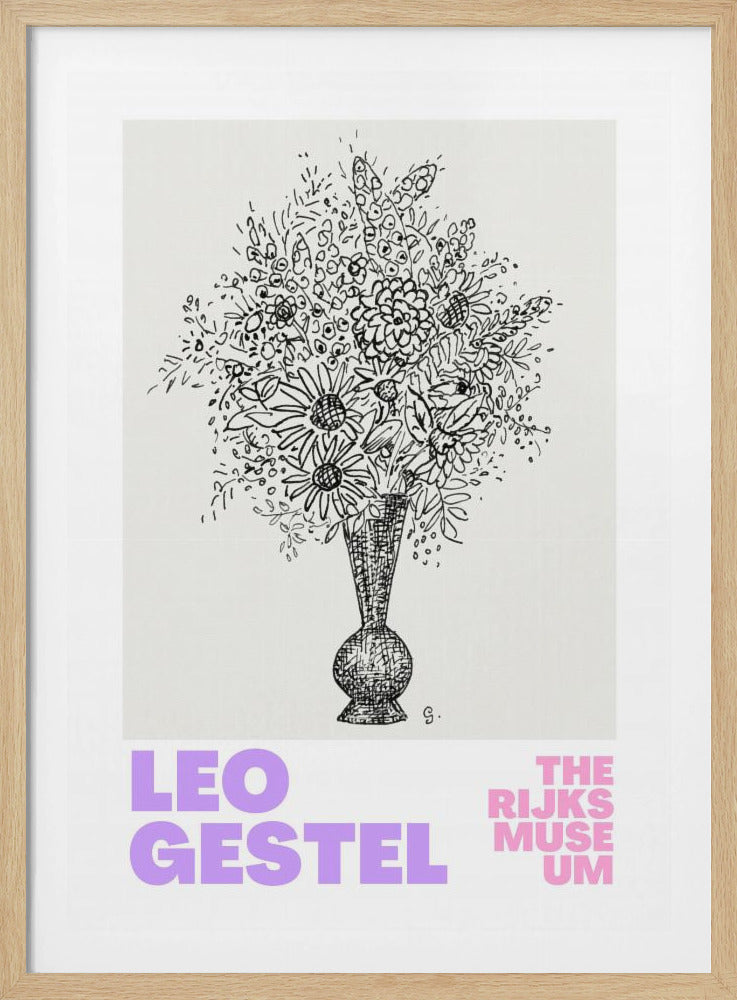 Elegant Flowers in a Vase | Poster