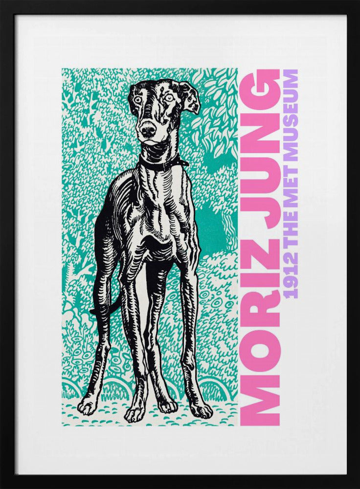 Regal Canine Gaze | Poster