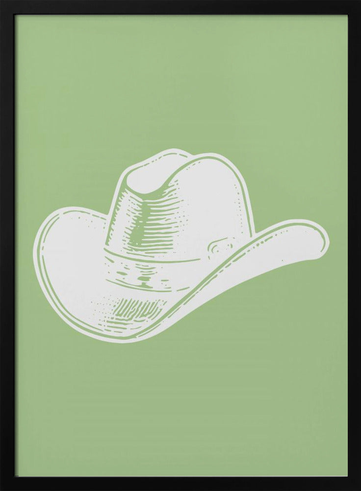 Sage Green Cowboy Hat | Poster