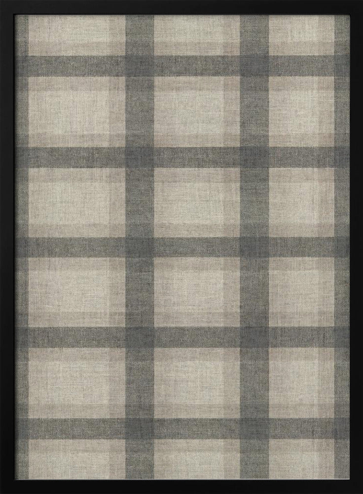 Minimalist Plaid Pattern | Poster