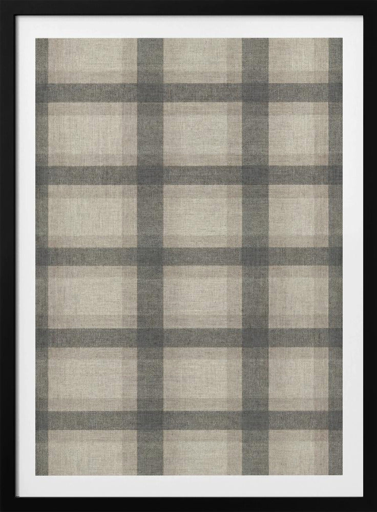 Minimalist Plaid Pattern | Poster