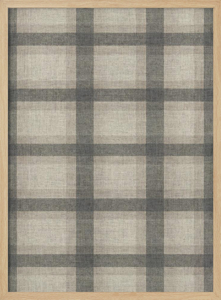 Minimalist Plaid Pattern | Poster