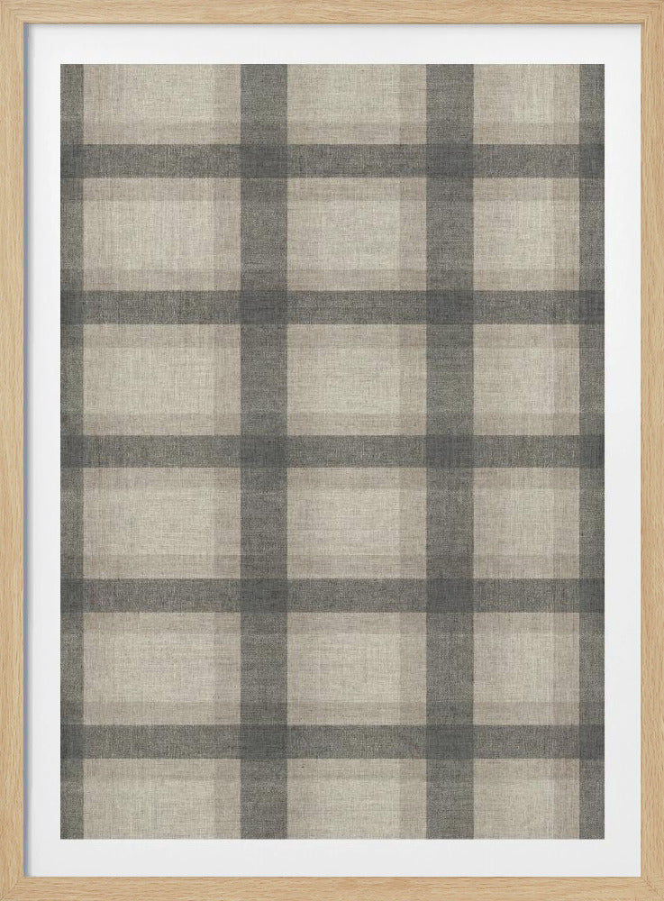 Minimalist Plaid Pattern | Poster
