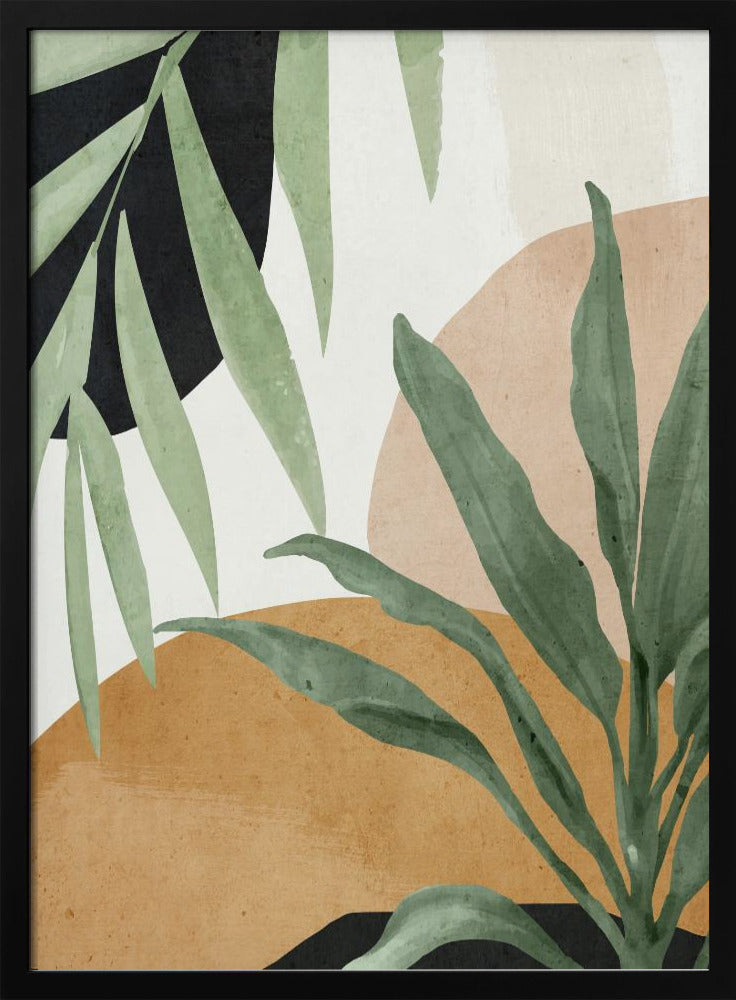 Abstract Art Tropical Leaves | Poster