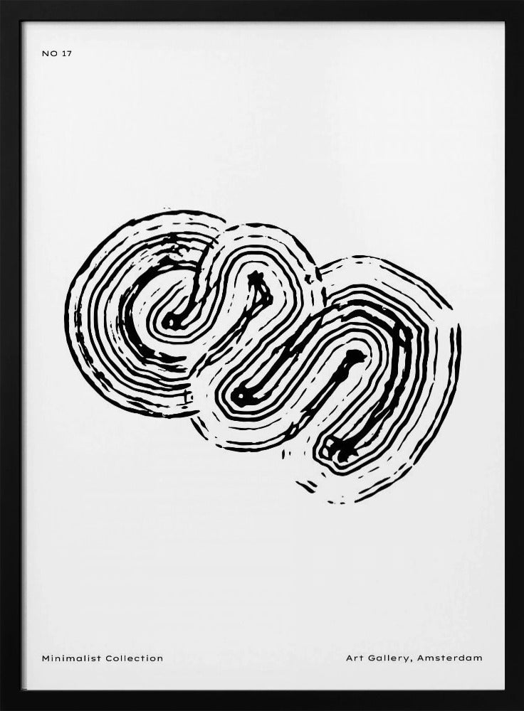 Monochrome Maze 17 | Poster