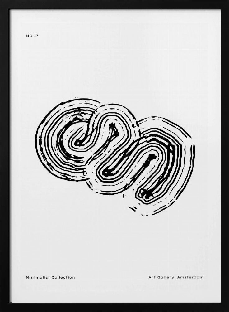 Monochrome Maze 17 | Poster