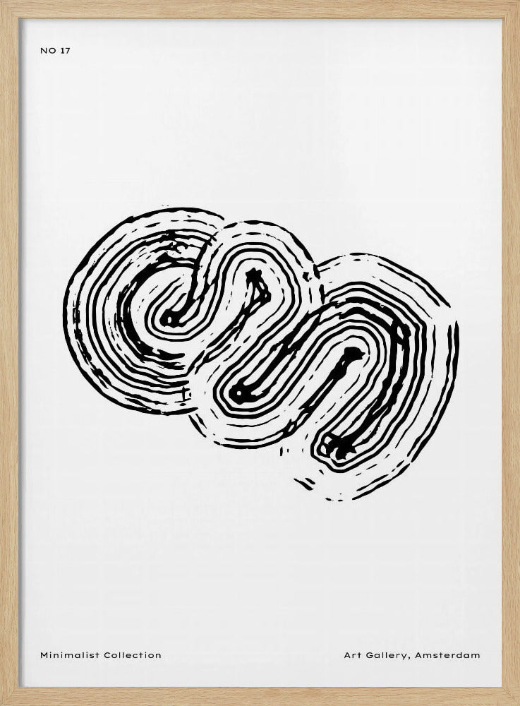 Monochrome Maze 17 | Poster