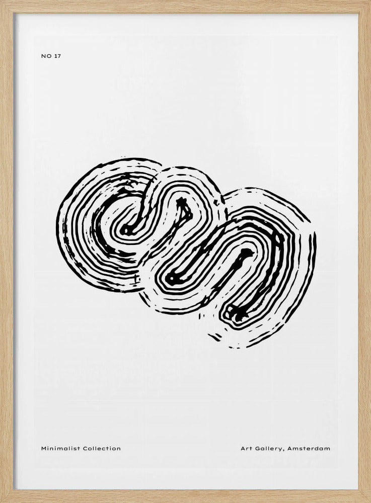 Monochrome Maze 17 | Poster