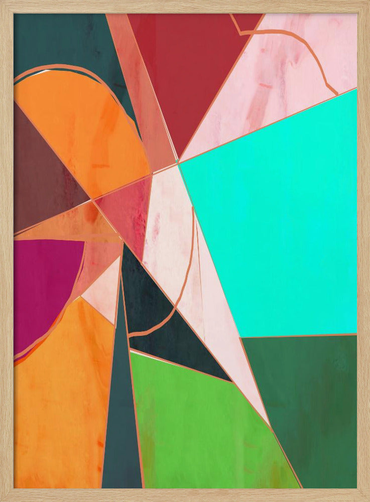 Colorful Geometry Abstract | Poster