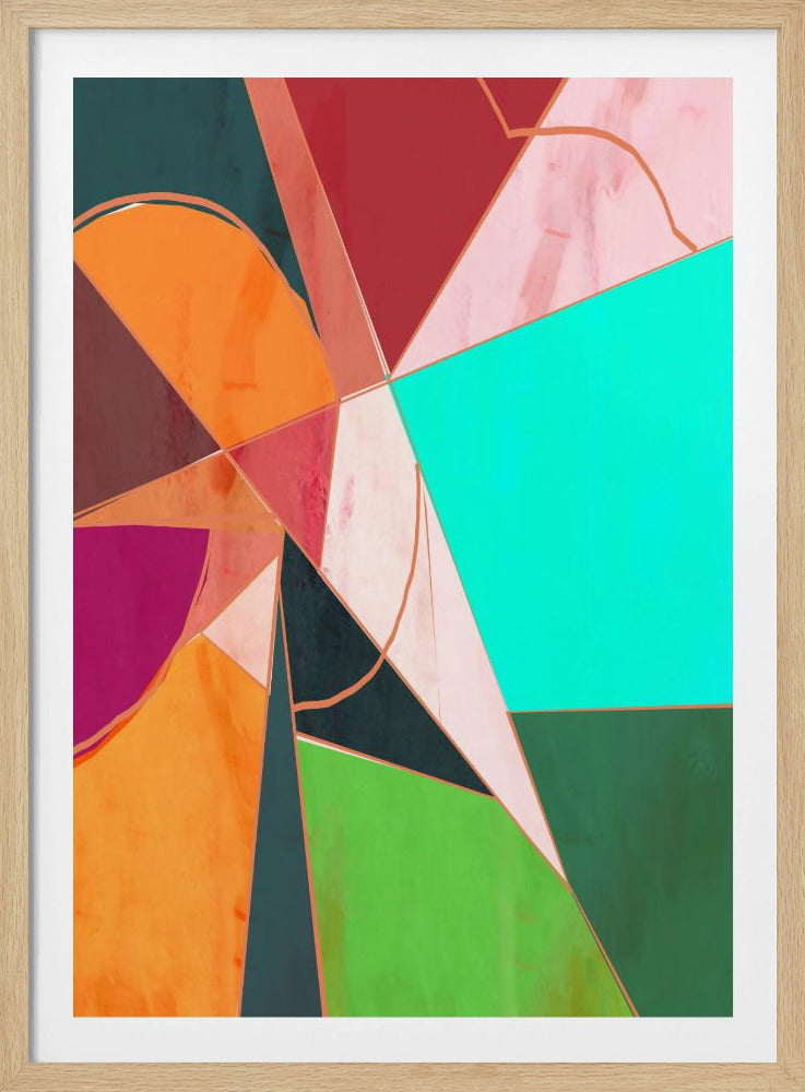 Colorful Geometry Abstract | Poster