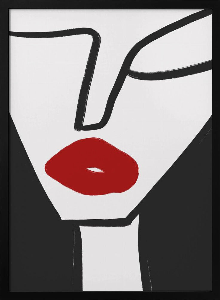 Bold Red Lips | Poster
