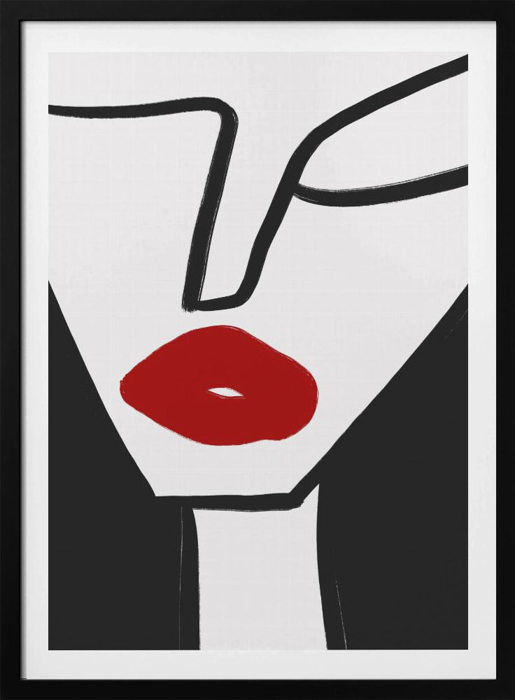 Bold Red Lips | Poster