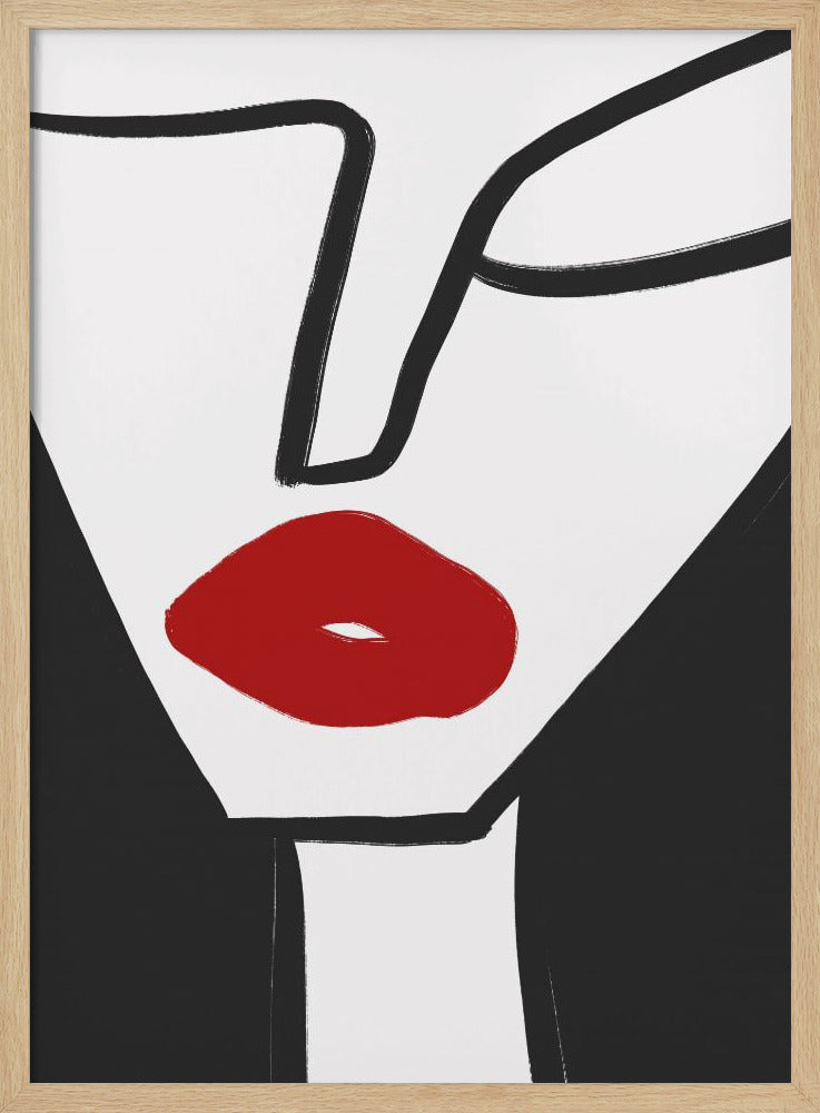 Bold Red Lips | Poster