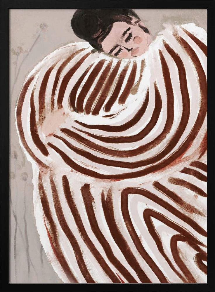 Striped Embrace | Poster