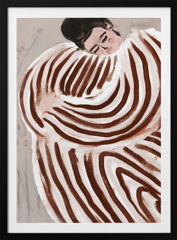 Striped Embrace | Poster