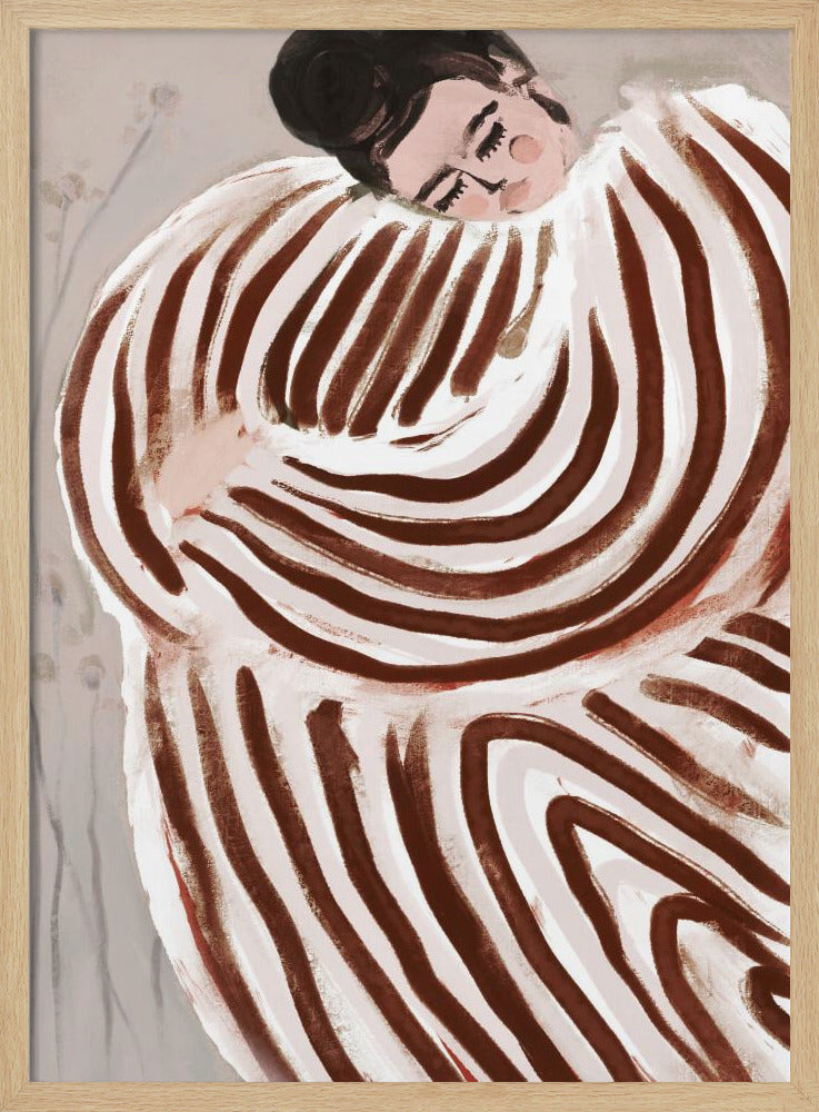 Striped Embrace | Poster