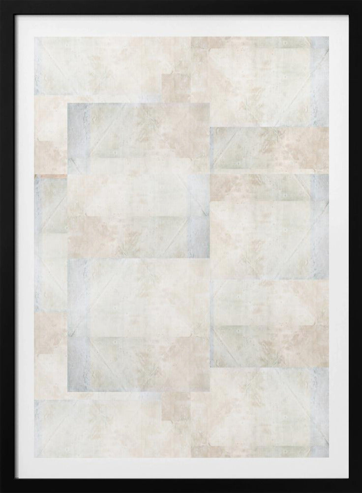 Soft Abstract Geometric Pattern | Poster