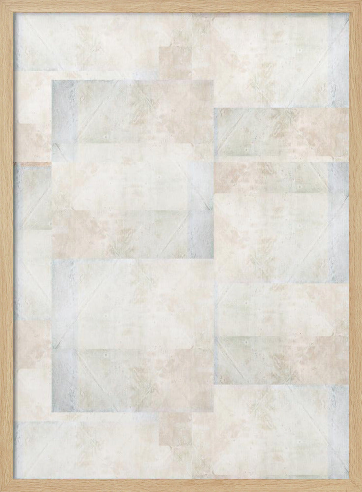 Soft Abstract Geometric Pattern | Poster
