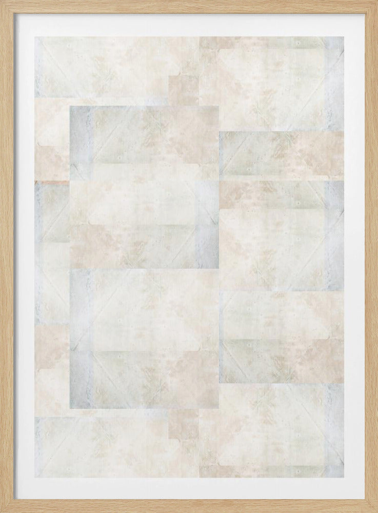Soft Abstract Geometric Pattern | Poster