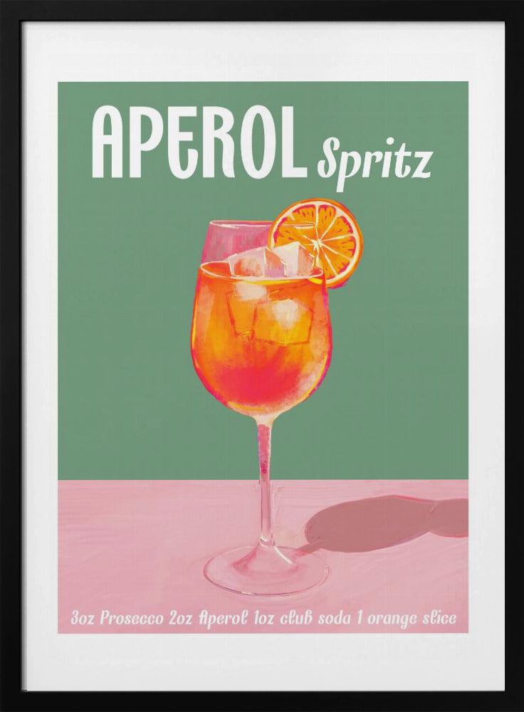Aperol Spritz Cocktail | Poster