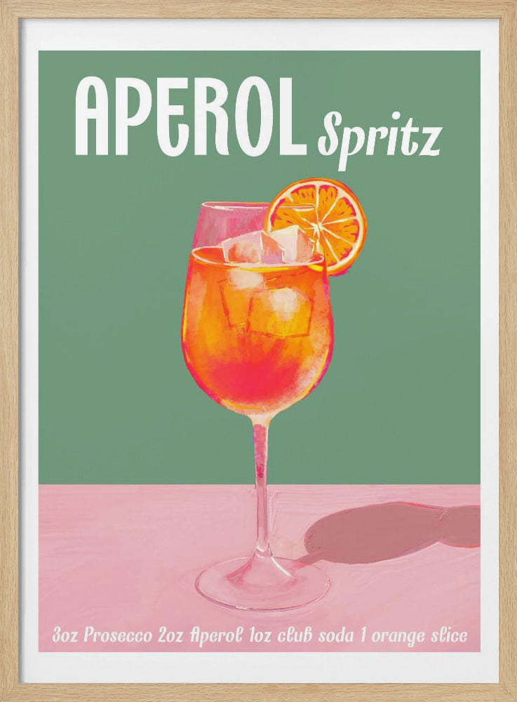 Aperol Spritz Cocktail | Poster