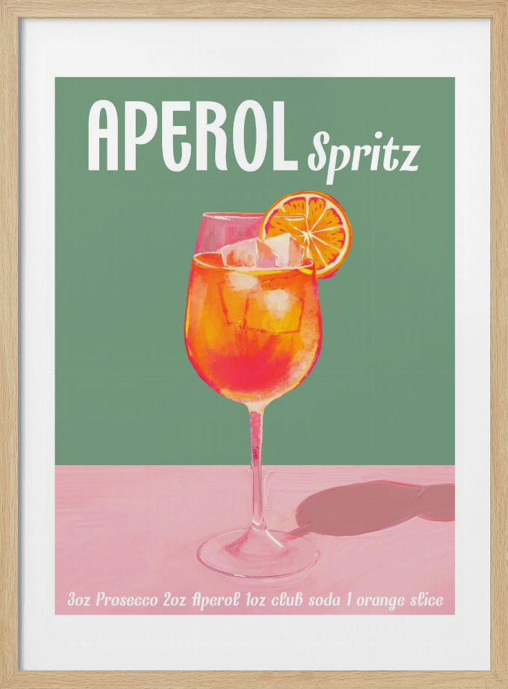 Aperol Spritz Cocktail | Poster