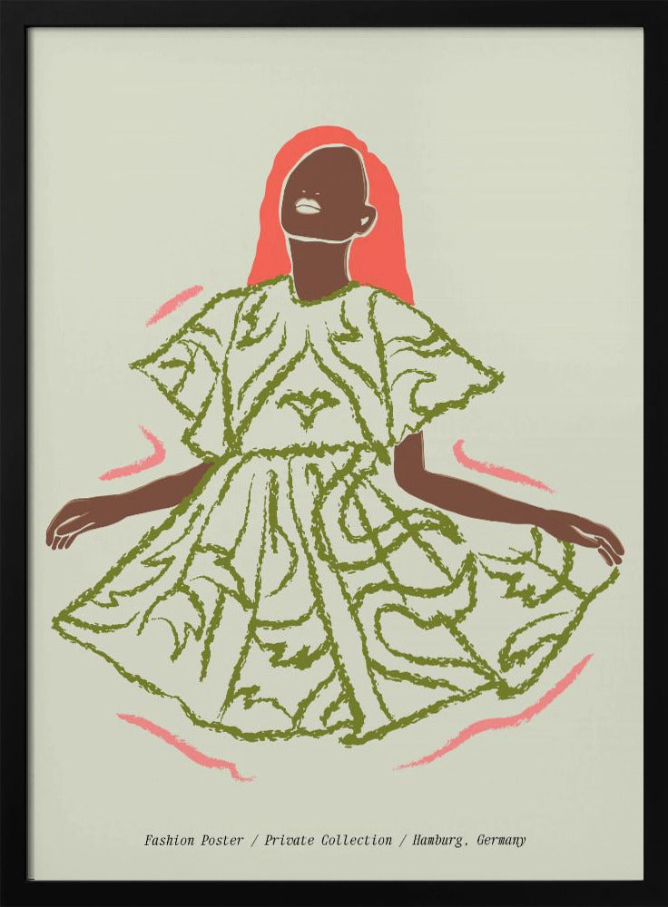 Elegance in Green | Poster
