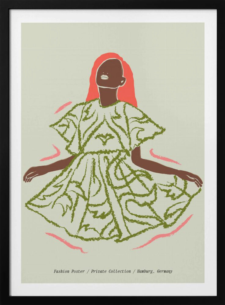 Elegance in Green | Poster