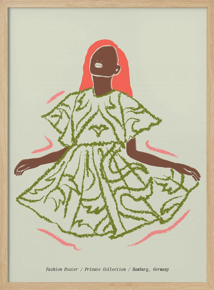 Elegance in Green | Poster