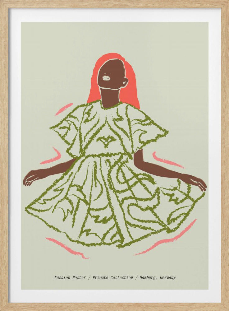 Elegance in Green | Poster
