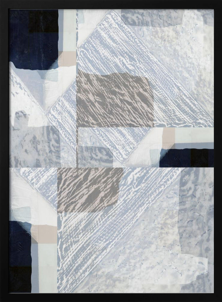 Fragmented Form in White | Poster