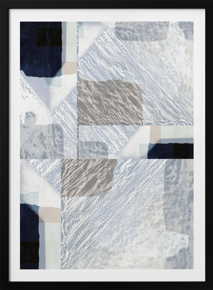 Fragmented Form in White | Poster