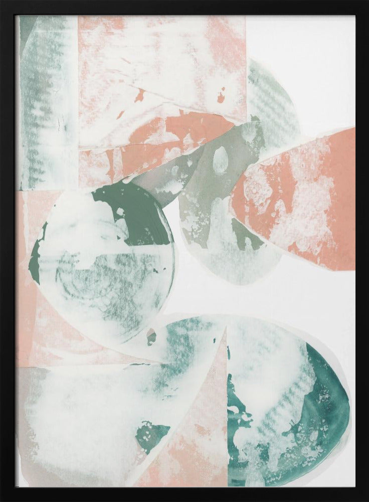 Pastel Tones With Organic Shapes | Poster