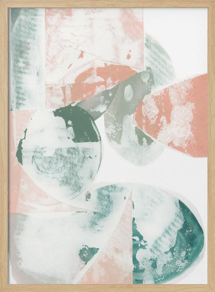 Pastel Tones With Organic Shapes | Poster