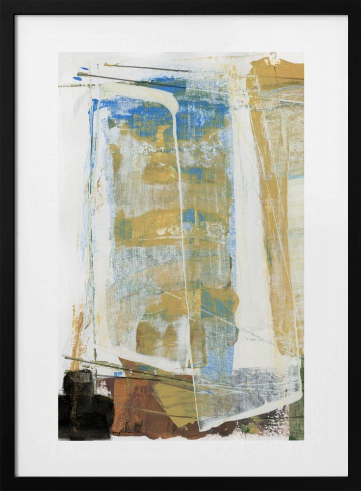 Earthy Tones And Vibrant Blues | Poster