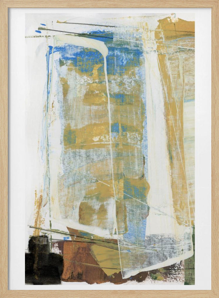 Earthy Tones And Vibrant Blues | Poster