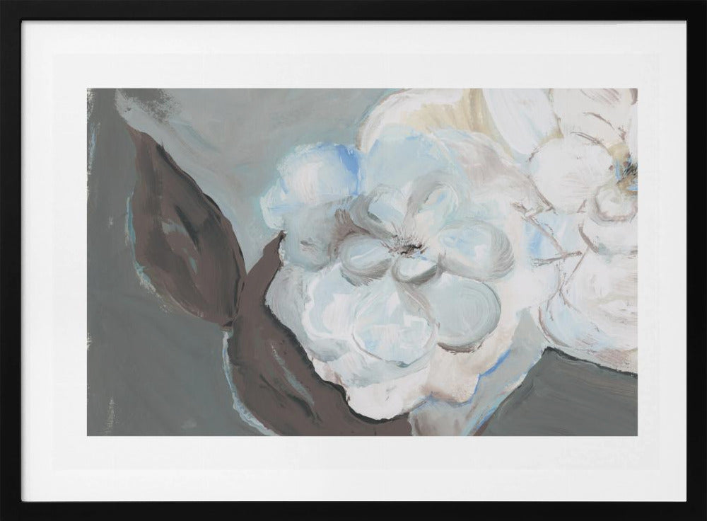 White Petals & Shadows | Poster
