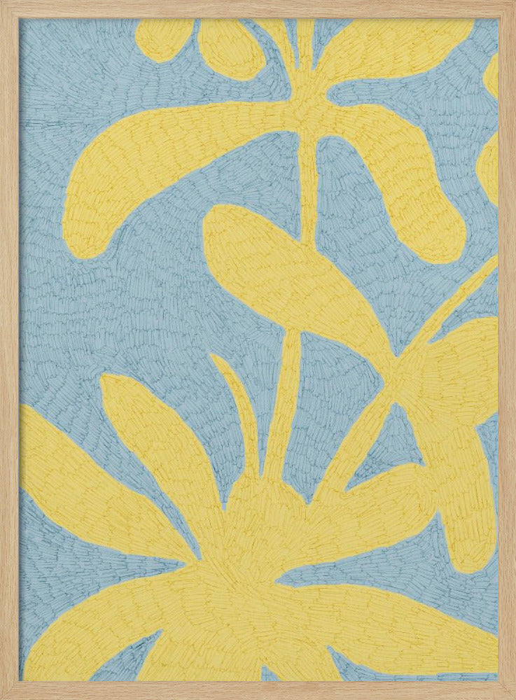 Golden Petals Bloom | Poster