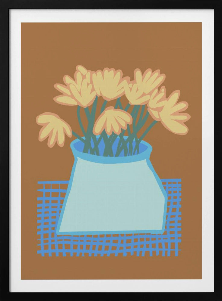 Daisies in vase | Poster